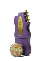 FlicWic Hemp Wick Dispenser Lighter Case with 12' Organic Hemp Wick Spool (Purple/Gold)