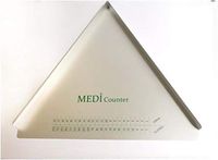 Professional Triangle Tablet Counter/Pill counter - Aluminium (Medium: 190mm)