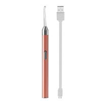JM-D Ear Wax Cleaner Earwax Removal Curette Tool Health Ear Care Easy Earwax Remover Tool for Baby Kid and Families, Ear Pick Set with Storage Box,Rosegold