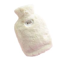 EDTO Cute Warm Plush Water Bag Warm Handbag Hot Water Bottle (D)