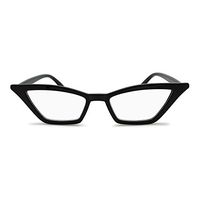 2SeeLife Cateye Reading Glasses for Women: Fashion French Readers, Vintage Style Eyeglasses Frame, Fully Magnified Lenses | Black, 2.50