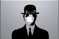 Laptop Vinyl Sticker Rene Magritte Son of Man Sticker MacBook Decal Art Apple