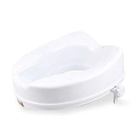 Raised Toilet Seats Medical Elevated and Commode Booster Seat Riser,Bathroom Safety Extender Assists Disabled, Elderly, Handicapped,A