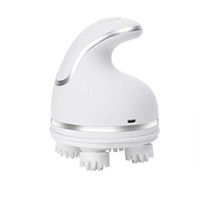 Massage Electric Scalp Massager Handheld Head 3D Kneading with 4 Removable Heads for Neck Arm Leg Scalp Brain Relaxation Relieve Headache Klaury