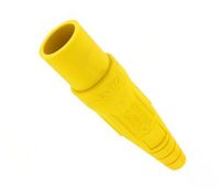 Leviton 16D21-Y 16 Series Taper Nose, Male, Plug, Contact and Insulator, Cam-Type, Yellow
