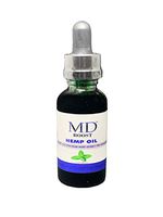 MD Wellness Boost | Pain Relief Oil Tincture for Anxiety, Stress Relief, Mood Support & Immune Support | Non-GMO, Made in USA & Organically Grown | Rich Omega 3, 6, 9 & Vitamin