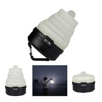 New Portable Camping Lantern LED Hiking Night Light Lamp Collapsable Flashlight (Black)