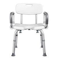 KYSZD-Benches Shower Chair | with Arms and Back Adjustable Height | Portable Bath Seat | Anti Skid and No Slip Bathtub Seat