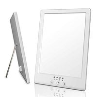 Sun Lamp LED White Warm Light Lamp UV-Free 2000-10000 Lux Gradient Brightness Happy Lamp Timer Function and Touch Control