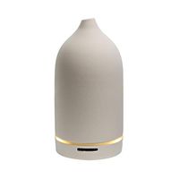 Toast Living CASA Hand-Crafted Ultrasonic Fragrance Essential Oil Diffuser for Aromatherapy, Ceramic Cover, White Stone 100ml Capacity