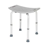 Elderly Bath Chair Shower Seats for Old People Pregnant Women Height with Adjustable Aluminium Alloy Gray (20.08 x 12.20)"
