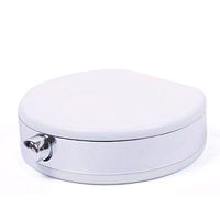Bhbuy Mini Travel Pocket Contact Lens Box Holder Case Container + Tweezer Set (White)