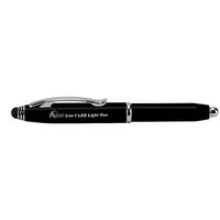 Acurit 3-in-1 LED Penlight with LED Light, Large Diameter Barrel Pen, Touchscreen Stylus All in One - Black