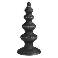 Silicone Beaded Ańus Plúg Ergonomically Designed Massager Måşšêúr Se#x Toy