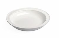 Providence Spillproof Co. Inner Lip Dish with Rim 9 Diameter - White by Providence Spillproof