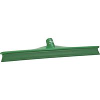 Vikan 71502 Rubber Polypropylene Frame Single Blade Squeegee, 20", Green