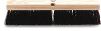 Carlisle 4520101 Flo-Pac Crimped Heavy Floor Sweep with Brace, Polypropylene Bristles, 18" Block Size, 3-1/4" Bristle Trim, Maroon (Pack of 12)