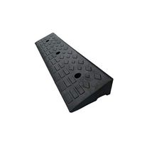 Non-Slip Car Uphill Pad, Community Curb Ramp, Black Rubber Containment Ramp Home Threshold Stair Wheelchair Ramp Pad (Color: Black, Size: 100 25 10cm)
