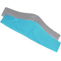 ICEWRAPS Ice Pack Cover for Neck Contour 6x23 Cold Pack - Cold Pack Sleeve Keeps Pack Clean and Skin Protected, Reusable, Washable - Blue Fabric Cover Only