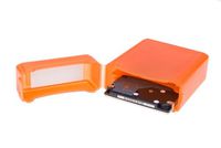 NEON Hard Protective Storage Case for 2x 2.5-inch hard drives / SSDs - Orange