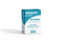MPM Medical WoundGard Bordered Gauze Dressing 4" x 4" (Pad 2.5"x2.5"), Sterile, Carton of 30ea