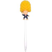 EVERMARKET Trump Toilet Brush, Original Donald Trump Toilet Brush Cleaner, Funny Toilet Scubber,Make Toilet Great Again, Commander in Crap (Trump Toilet Brush White Handle)