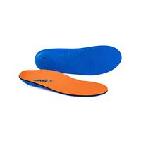 Arch Support Shoe Insert by Powerstep, Pinnacle Low Insoles for Men and Women, Orthotic Heel Cushion Inserts for Overpronation, Blue and Orange, Men's 8-8.5, Women's 10-10.5