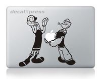 Popeye's Gift - Decal Sticker for MacBook, Air, Pro All Models