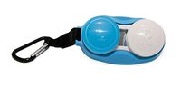 Contact Lens Cases Travel Storage Flat Cases with Clip for Active Lifestyle Screw top Flip Top 1 Pack Blue