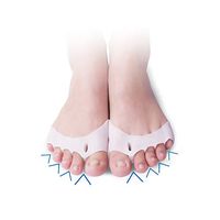 TOECORRE Hallux valgus Correction, Toe valgus, Big Foot Bone valgus, Hallux valgus Corrector, Toe Separator, Day and Night use, Silicone, Relieve Hallux valgus Pain, Overlapping Toes