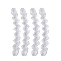 SUPVOX 2 Pairs High Heel Cushions Self-Adhesive Silicone Shoe Pads Anti Slip Inserts Protectors for Women Forefoot