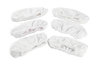 LTWHOME All Purpose Floor Replacement Bonnets Microfiber Pad Fit for Oreck Steam It Mop(Pack of 6)