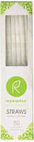 REPURPOSE, Compostable Straws, Pack of 20, Size 50 CT - No Artificial Ingredients