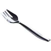 Tableclothsfactory 9.75" - Silver Disposable Plastic Serving Fork-PACK OF 10