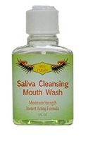 5 Pack - Bee Clean Saliva Cleansing Detox Mouthwash 1 Fl Oz with Free I'm Baked Bro & Doob Tubes Sticker
