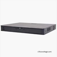 UNIVIEW UN-NVR30216EP8 16 Channel H265+U-Code 8 PoE NVR Onvif Mini 1U Case 12 Megapixel Record, Android, iPhone Remote View, no Hard Drive Included.