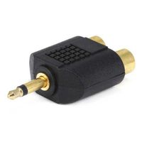 3.5mm M Plug to RCA Jack x2 Splitter