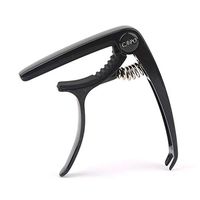Guitar Capo, 2 Pack Universal Capo for Acoustic and Electric Guitar, Classical, Electirc Guitars, Ukulele, Banjo, Mandolin, Bass, 2-in-1 Acoustic-Black