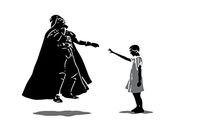 MWCustoms Funny Fan Made Eleven VS Vader Art Vinyl Decal Sticker Skin Print for MacBook Laptop