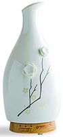 GreenAir SpaMister Jasmine Flower Petal Essential Oil Diffuser for Aromatherapy Featuring Dimming LED Lights, Multiple Settings, and Attractive Wooden Base – Run Time 5 Hours