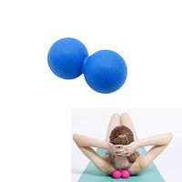 Mydio Massage Ball Roller，Double Lacrosse Ball for Sore Muscles, Back, Neck, Pressure Point Self Pain Relief (Blue)