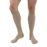 JOBST Travel Compression Socks, 15-20 mmHg, Knee High, Size 2, Beige