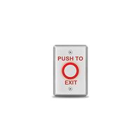SDC 463U Piezoelectric Stainless Steel Button, Vandal Resistant Aluminum Exit Switch