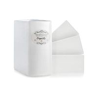 Exquisite 100 Count White Bulk Pack Classic Paper Linen Like Napkins, Guest Bathroom Hand Towels Disposable For Weddings, Parties, And More Measures 12 Inches X 17 Inches