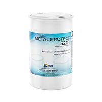 Strippable Coatings MetalProtect 5201 Temporary Protective Peelable Coating - for Handling, Shipping, Storing Metal - UV & Rust Protectant - 55Gal