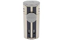 Xikar HP4 Quad Cigar Lighter, Four-Angled Jet Flames, Oversized Flame Adjuster, Pull-Down Ignition, Oversized Fuel Windows, Sandstone