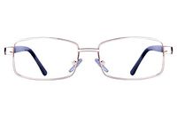 MEDOLONG Metal Anti Blue Light Men's Computer Reading Glasses-LH10339(C1,1.56 anti-blue,100)
