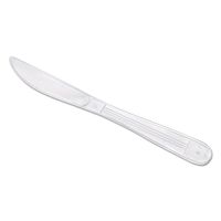 GEN HYWIWKN Wrapped Cutlery, 7 1/2-Inch Knife, Heavyweight, White, 1000/Carton