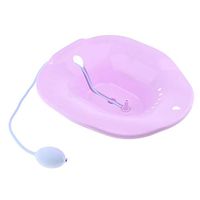Gynecology Sitz Bath with Flusher for Postpartum Hemorrhoids Relieve Adults - Purple