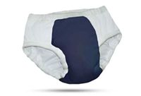 Adult Reusable Cloth Diapers Incontinence Underwear - Pull-on Style (X-Large, Navy Blue)